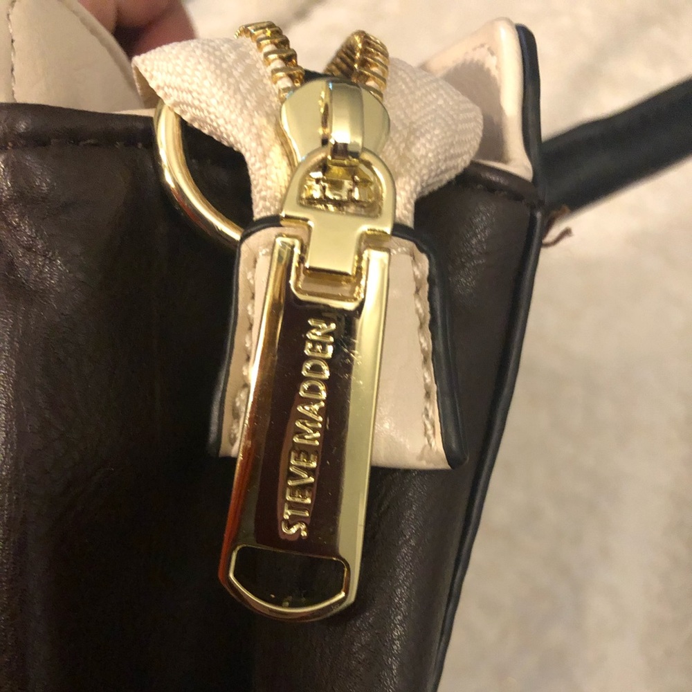 Steve Madden Brown Color Block Tote - image 4